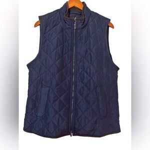 Magaschoni Black Quilted Vest